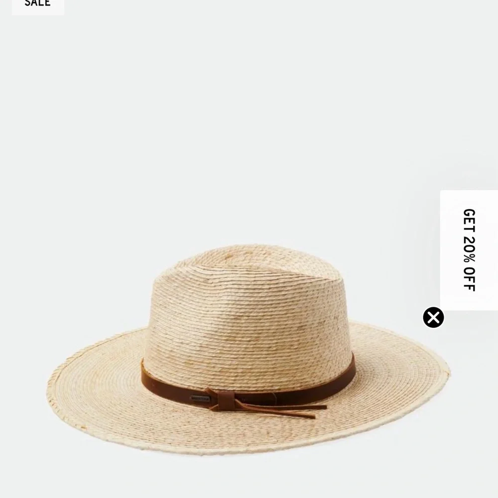 Brixton Field Proper Straw Hat (Size Large) - Picture 4 of 4